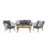 Комплект мебели Paris Sofa Set Gray 015173