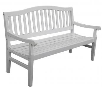 Скамейка садовая белая Rosendal 775046